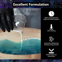 Crystal Clear Epoxy Resin 1 Gallon – No Yellowing, No Bubbles for Art Casting