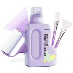 480ML Diamond Art Glue Sealer Accessories Kit for Adults, Clear Acrylic Glue …