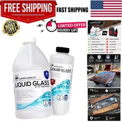 Liquid Glass Deep Pour Epoxy Resin – 2-4 Inch Crystal Clear Finish, 0.75 Gallons