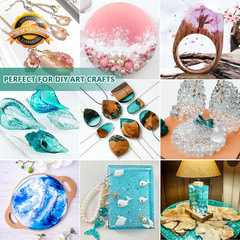 1 Gallon 2 Part Crystal Clear Epoxy Resin Kit High Gloss UV Resistant DIY Crafts