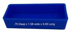 USA SELLER – BLUE Pen blank Mold SINGLE CAST FOR PEN BLANK RESIN CASTING