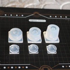 Miniature Jar Mold, Mini 3D Jar with Lid Silicone Resin Molds, Small Cylinder Bo