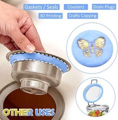 Silicone Putty – 2.5 Lb Flexible Silicone Mold Making Kit for Reusable Silico…