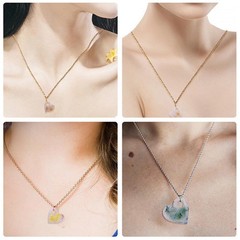DIY Pendant Crystal Epoxy Resin Mold Heart Shaped Earrings Craft Making Tool