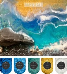 MEYSPRING 2Tone Collection Mica Powder Set – Epoxy Resin Color Pigment Resin Dye