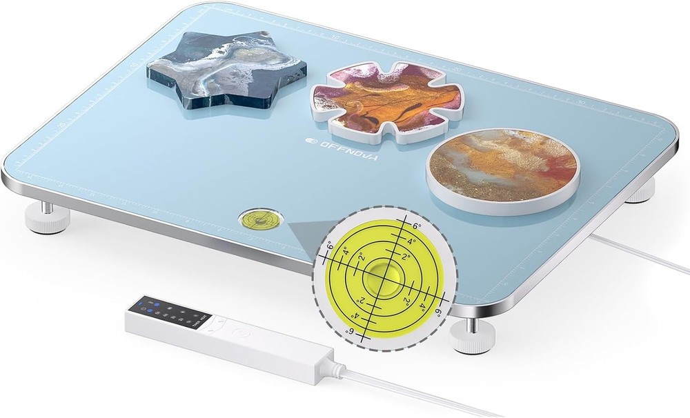 2-in-1 Resin Heating Mat & Leveling Table, Fast Curing Epoxy Molds, Resin Cur…