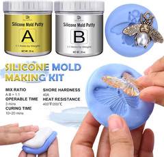 Silicone Putty – 2.5 Lb Flexible Silicone Mold Making Kit for Reusable Silicone