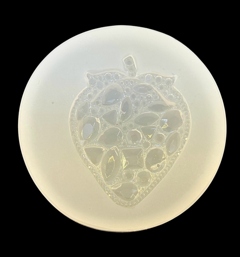Handmade Crystal Strawberry Mold For Resin