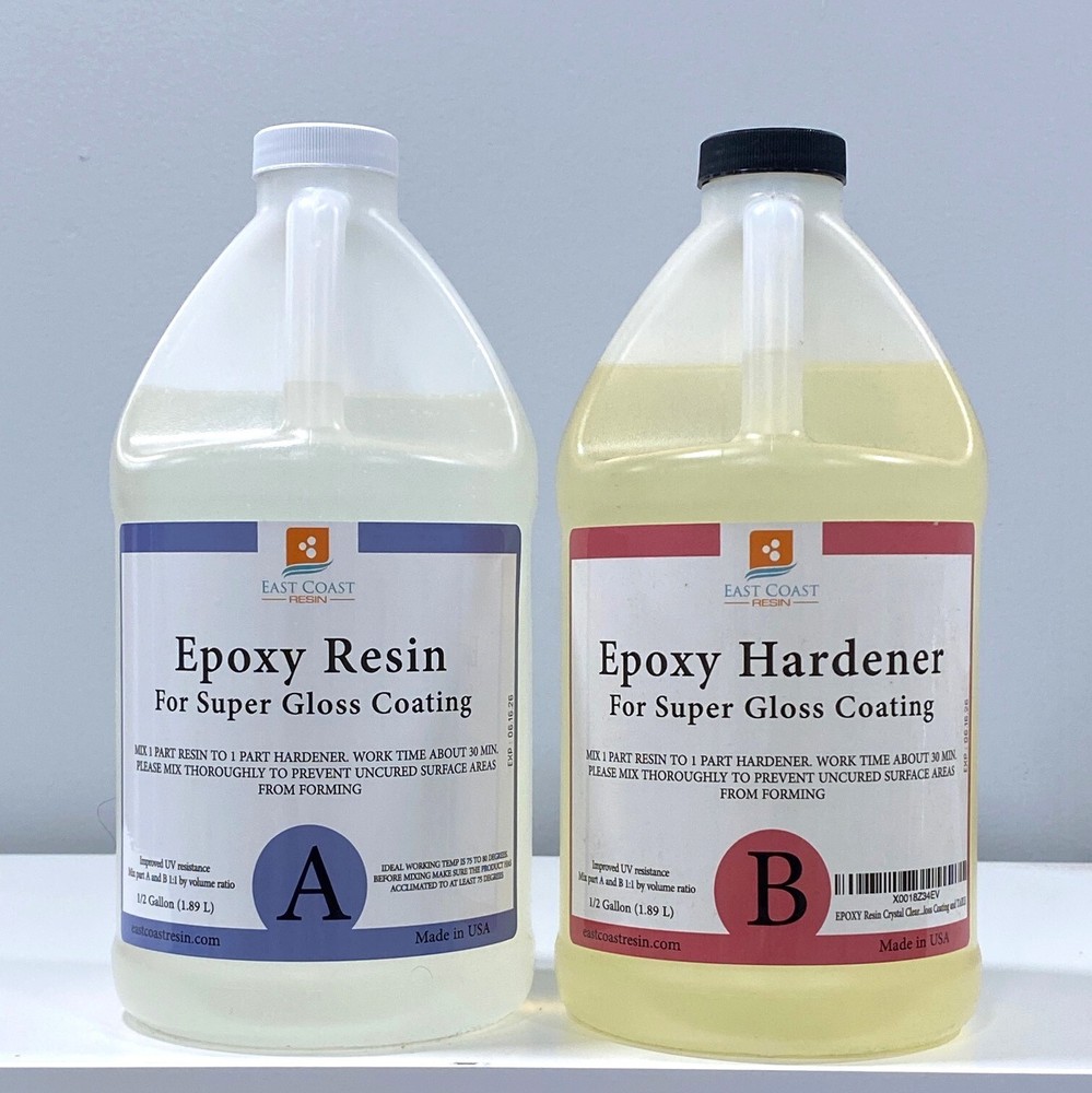 Epoxy Resin Clear 1 gallon kit, Industrial Grade