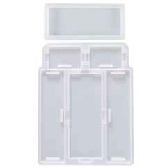 Silicone DIY Resin Mold Desk Storage Organizer Making Epoxy Casting Mould Tool