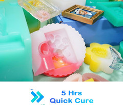 Silicone Mold Making Kit 20A – 1 Gallon/10 Lbs/160 Oz, Clear Translucent, 1:1 by