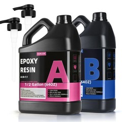 1 Gallon Crystal Clear Epoxy Resin Kit NotYellowing NoBubble, Self Leveling …