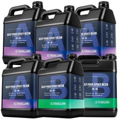 Deep Pour Epoxy Resin Kit 3Gallon Clear Professional Grade Art Resin 2:1 Mix New