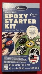 Amazing Epoxy Starter Kit Clear Cast Epoxy – High Gloss Finish. Total Net 8oz