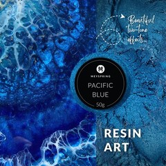 MEYSPRING Pacific Blue Mica Powder for Epoxy – Two Tone Resin Color Pigment