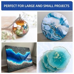 1 Gallon Crystal Clear Epoxy Resin Kit NotYellowing NoBubble, Self Leveling …