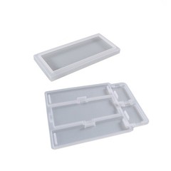 Silicone DIY Resin Mold Desk Storage Organizer Making Epoxy Casting Mould Tool