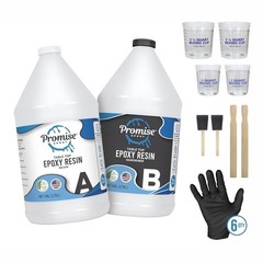 Self-Leveling Food-Safe Epoxy Resin Kit Crafts Coating Molding W/ Complete Tools