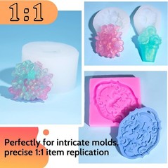 Silicone Mold Making Kit, 2.32Lb(8/37Oz) Super Elastic Liquid Silicone For Mold