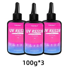 300/500G UV Resin Crystal Clear Hard Glue NonToxic No Bubbles DIY Handmade