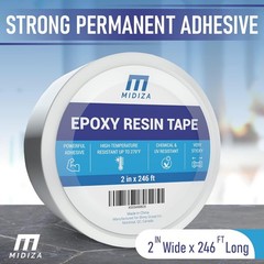 Ultimate Crafting Solution – 2″ x 246 ft Transparent Silicone Epoxy Release Tape