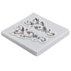 Baroque Scroll Relief Lace Polymer Clay Mold Silicone Molds DIY Crafts