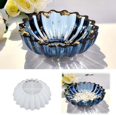 Resin Molds for Bowl, 5.24 x 1.65 inches Flower Tray Silicone Molds for Resin…