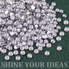 Resin Rhinestones for Crafting with B7000 Jewelry Glue, 1 Box Clear Flatback Cry