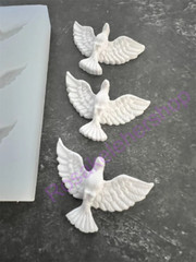 Dove Bird silicone mold for Fondant-Resin-handcrafts-polymer clay-handmade molds