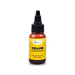 Alumilite Liquid Dye Yellow 1 oz for Resin Casting, Polyester Urethane