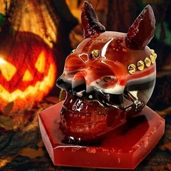 SKULL MOLD SILICONE 3D EPOXY RESIN CANDLES CANDY CHOCOLATE SOAP FONDANT 4 SIZES