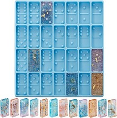 Versatile 28-Cavity Silicone Mold for Jewelry, Candy & More – Classical Blue