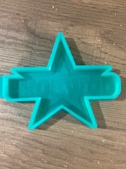 Star Football Freshie Mold – Western Team Spirit Silicone Mold