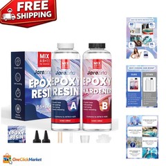 Professional 17oz Epoxy Resin – High Gloss, Self-Leveling, Non-Yellowing Finish