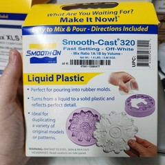 Smooth-Cast 320 Ultra Low Viscosity Liquid Plastic & Mold Max XLS II Silicone