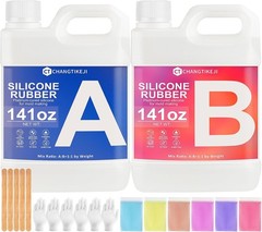 Silicone Mold Making 84oz 10A Elastic Liquid Silica Gel Translucent Fast Cure