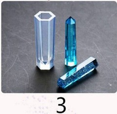 Resin Silicone Mold Square Cylinder Molds Craft Epoxy Mould Jewelry Making Kit