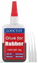 Black Rubber Glue,Super Instant Glue Bonding Between Rubbers,Rubber and Other