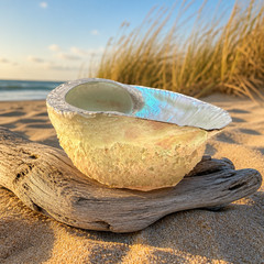 Handmade Abalone Shell Mold For Resin (Large)