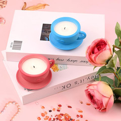 Molde resina taza cafe y vela silicona para arte epoxi decoracion joyeria DIY