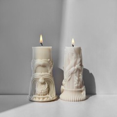 Unique Moulds Epoxy Resin Mold Silicone Ornament Moulds Cylinder Shaped