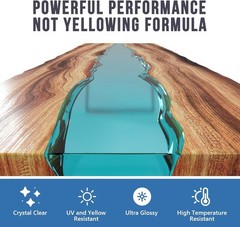 2 Gallon Crystal Clear Epoxy Resin Kit – Self-Leveling, High-Gloss Finish