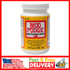 Mod Podge Matte Sealer, Glue & Finish: All-in-One Craft Solution- Quick Dry