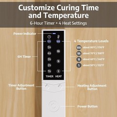 2-in-1 Resin Heating Mat & Leveling Table, Fast Curing Epoxy Molds, Resin Cur…
