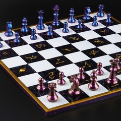 Chess Board Mold Resin Casting 12.4″x12.4″ Soft Silicone 3D Art DIY Crafts