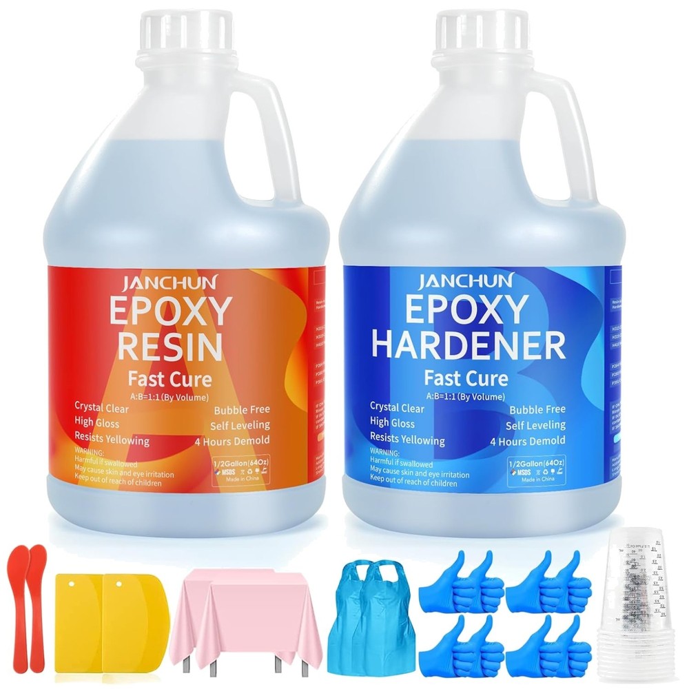 Self-Leveling Epoxy Resin Coating 1:1 Mix – 1 Gallon