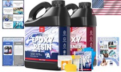 1 Gallon Epoxy Resin – Self Leveling, No Yellowing Art Resin for Crafts