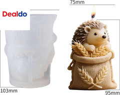 Cute Animal Cylinder Molds Silicone Wave Spiral Candle Mold – Silicone Resin Cas