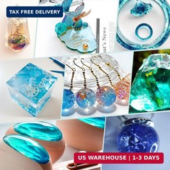 Crystal Clear Epoxy Resin Kit, 16OZ Epoxy Kit – High-Gloss & Bubbles Free, Self-