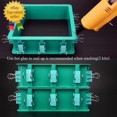 Adjustable Mold Housing Kit for Silicone Mold Making – Leak-Proof Plastic Frame